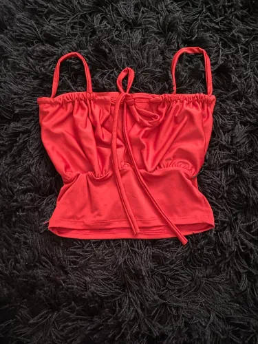 Cropped vermelho 