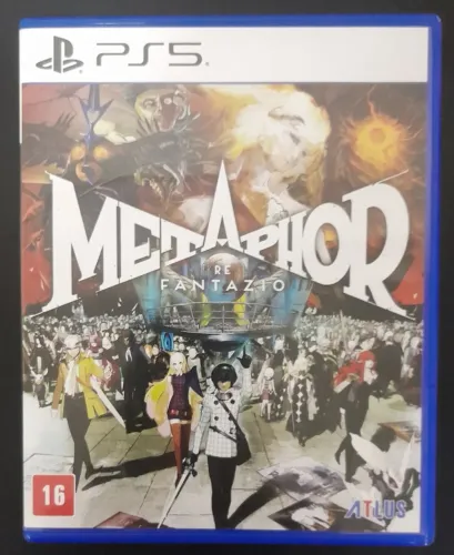 Jogo Metaphor Refantazio Ps5 Mídia Física Usado Original