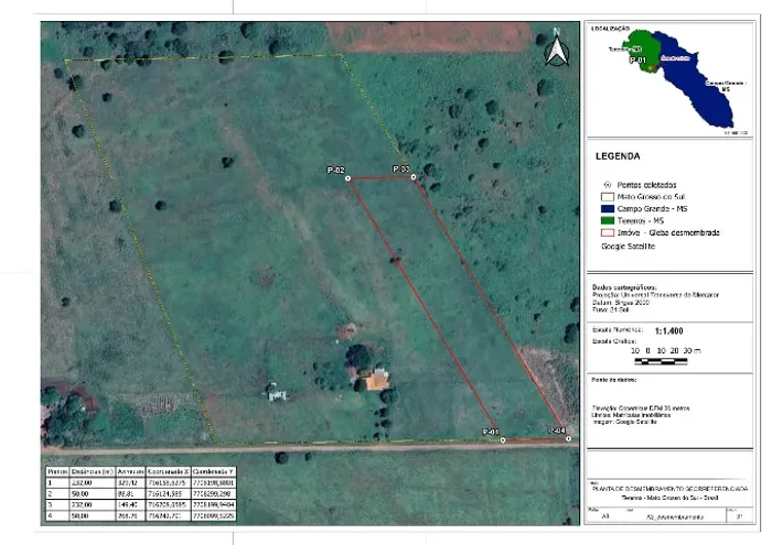 Terreno 1 Hectare "Area"  - Terenos/MS