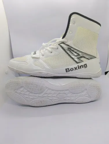 ? Sapatilha de Boxe Profissional Cano Alto - Alta Performance (Nova)