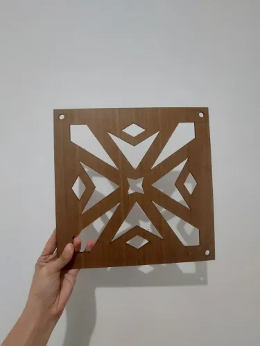 Divisória de ambientes - kit com 14 placas de MDF