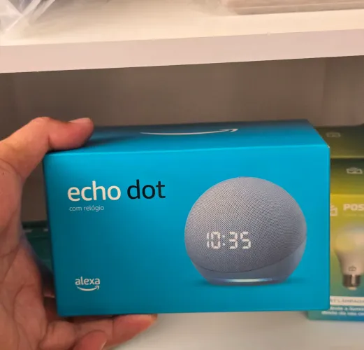 Amazon Alexa Echo dot 5° C/ Relógio