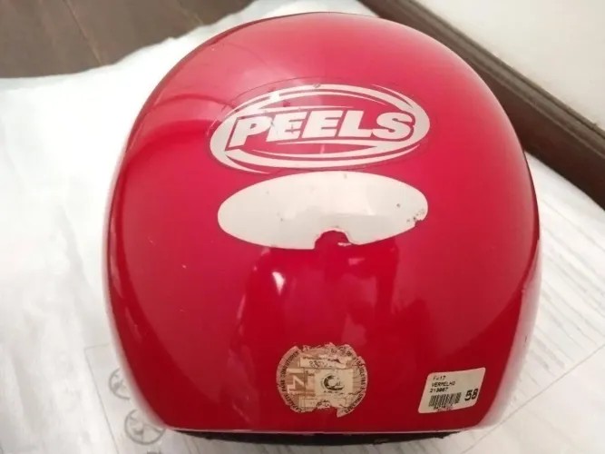 Capacete peels com viseira