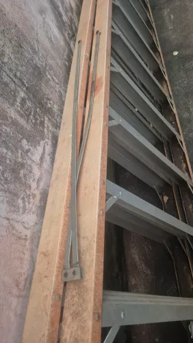 Escada Extensível Cogumelo 6 Metros Fibra/Alumínio Usada