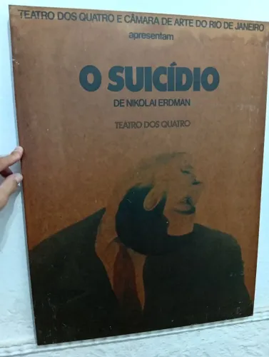Quadro De Época Peça O Suicídio - Teatro Dos Quatro Com Assinatura Ítalo Rossi