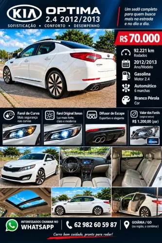 Kia Motors Optima 2.4 16V 180cv Aut. 2013