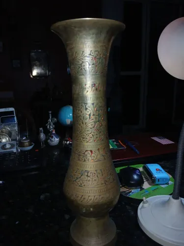 Vaso antigo indiano de 1970