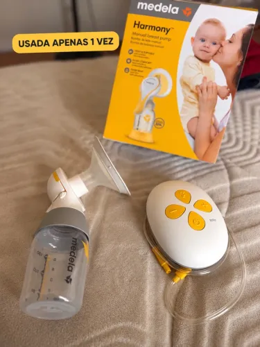 Bomba Tira Leite Elétrica Medela Solo Usada uma Vez 