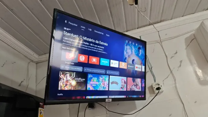 Smart TV TCL 32" LED Android TV Wi-Fi + Suporte ELG Full 20 Pro