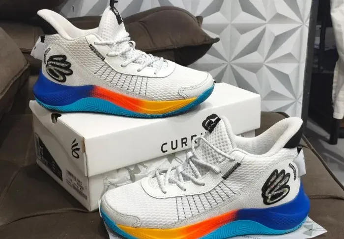 Tênis de basquete Under Armour Curry 3Z7 Masculino - Tam. 42 - Pouco Usado + Caixa