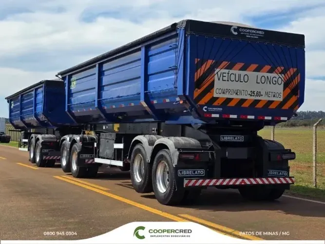 Rodocaçamba Librelato 2022 com Lona Fácil e Tecnil