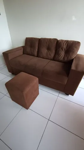 sofá e puff