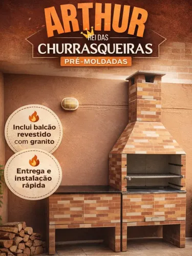 Churrasqueira pré-moldada
