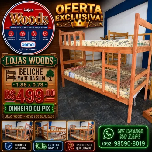 Beliche Madeira R$ 499,00 