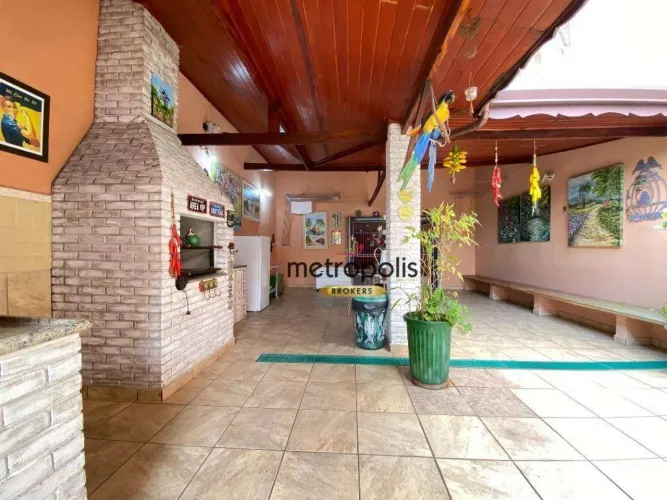 Sobrado com 4 dormitórios à venda, 385 m² por R$ 2.146.000,00 - Vila América - Santo André