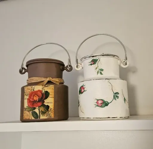 Latões De Leite Decorativo.