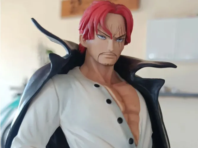 Figure shanks One Piece 25CM Figura Collectible não oficial ? acabamento premium