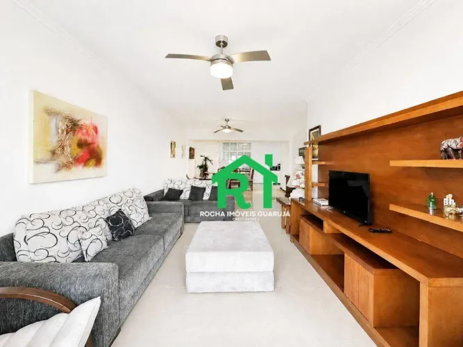 Apartamento à beira mar com 3 quartos (1 suíte), 1 vaga à venda em Pitangueiras, Guarujá
