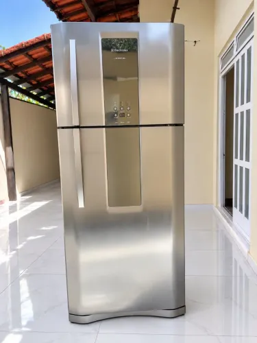Geladeira Inox 480L Frost Free duplex toda original gelando muito