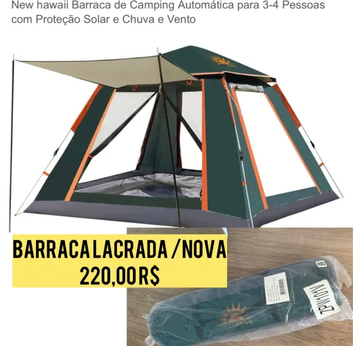 Acampamento, volei e beach tennis