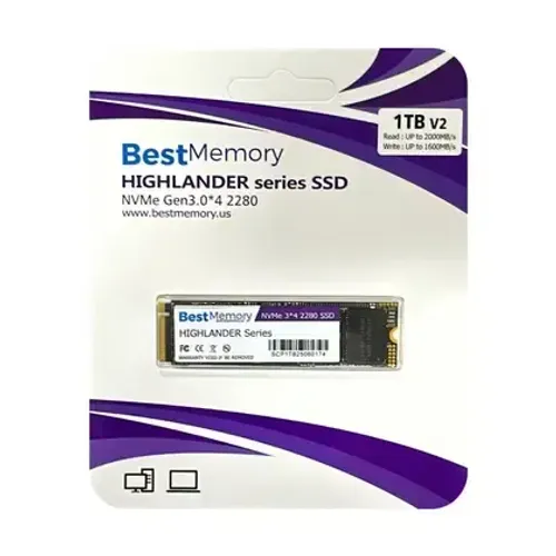 SSD Nvme m2 1tb bestmemory NOVO + garantia