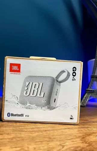Caixinha de som JBL GO 4 ORIGINAL branco 