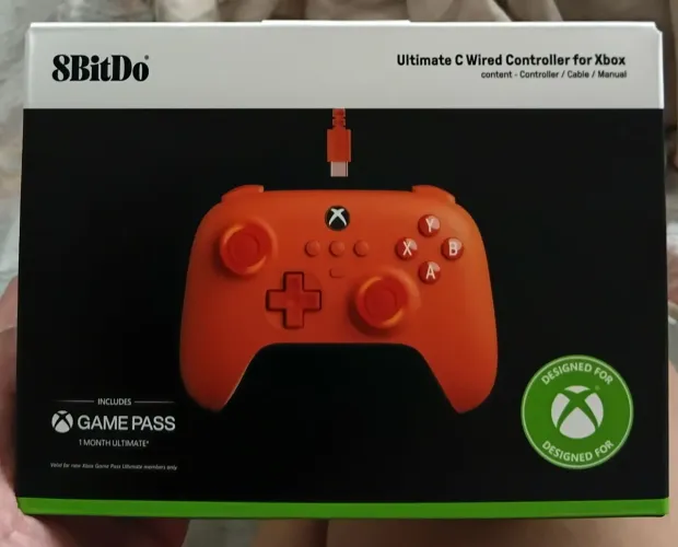 8BitDo Ultimate C Hall Effect NOVO, com fio, oficial para Xbox One/Series -  Sem Gamepass