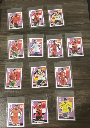 Figurinhas extras bordo 40 reais cada venda avulsa ou completa 