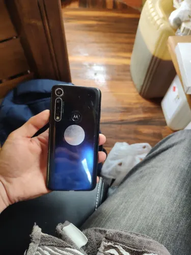 Celular moto g8 plus azul completo