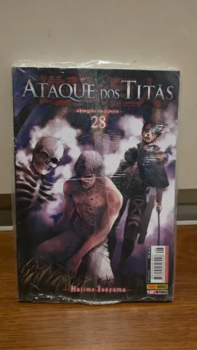 manga ataque dos titãs vol 28, nova edição - lacrado de fábrica