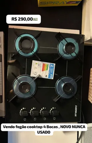 Fogão cooktop