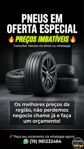 Pneus novos preço de atacado?