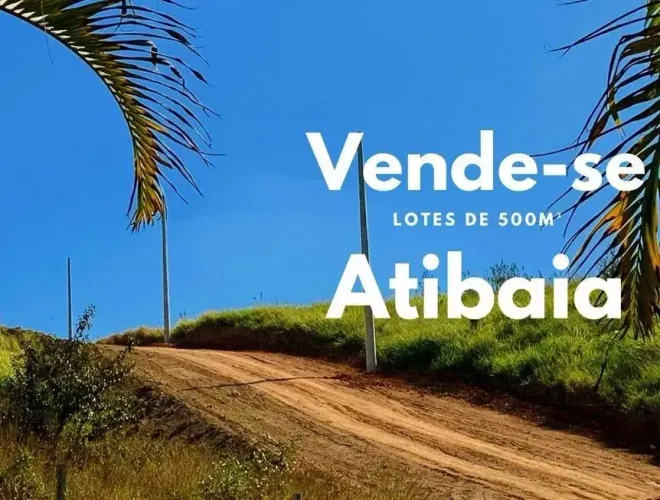 Lindo terreno de 500 mt em condomínio fechado na cidade de Atibaia