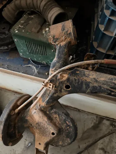 Eixo Saveiro com empeno para montar carro baixo ou carroça 