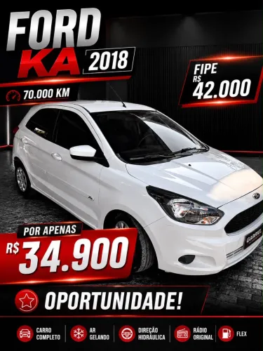 Ford KA 1.0 Se/se Plus Tivct Flex 5P 2018