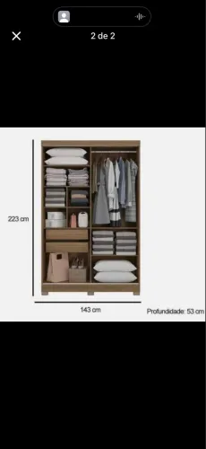 Guarda roupa casal