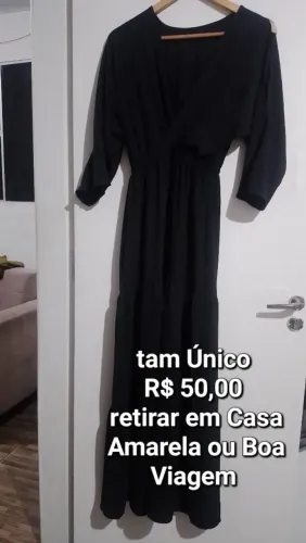 Vestido manga longa 