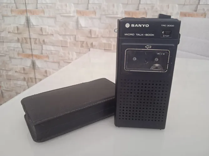 Gravador Micro Talk-Book Sanyo TRC 3000 no estado!!!