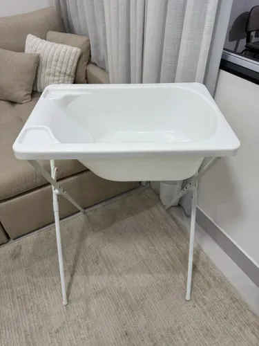 Banheira com Suporte Dobrável 30kg 