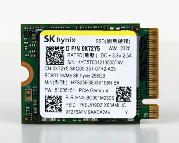 SSD NVMe SK hynix 256GB Gen4 M.2 PCIe