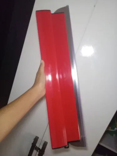Desempenadeira 60cm Aço Inox com Lâmina Flexível Lisa Para Massa Corrida Nova
