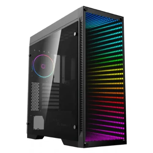 Gabinete Gamer GameMax Infinity Abyss M908-TR ARGB Mid Tower - Preto | Sem Fonte