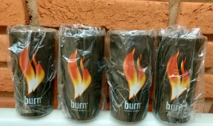 LOTE COPOS BURN ENERGY DRINK (RARIDADE) 5 unidades no plástico