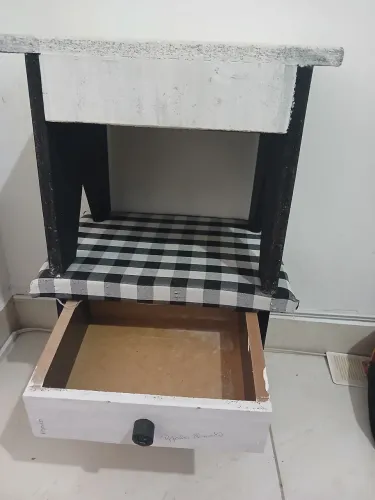 Branquinho de madeira para preto velho