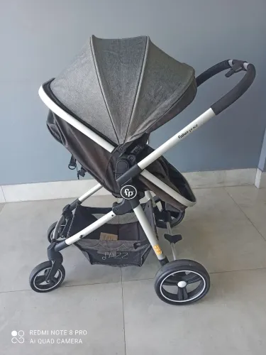 Carrinho de bebê Moisés 3 em 1. Passo Cartão