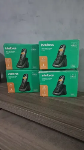 Kit 4 Aparelhos Ramal Telefone Sem Fio Intelbras