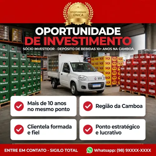 Procuramos sócio investidor
