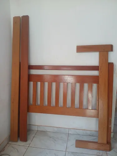 CAMA CASAL MADEIRA CEREJEIRA