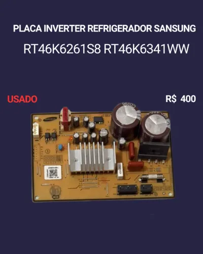 PLACA INVERTER REFRIGERADOR SANSUNG Rt46k6261s8 Rt46k6341ww