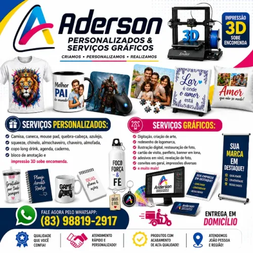 Serviços Gráficos e Personalizados